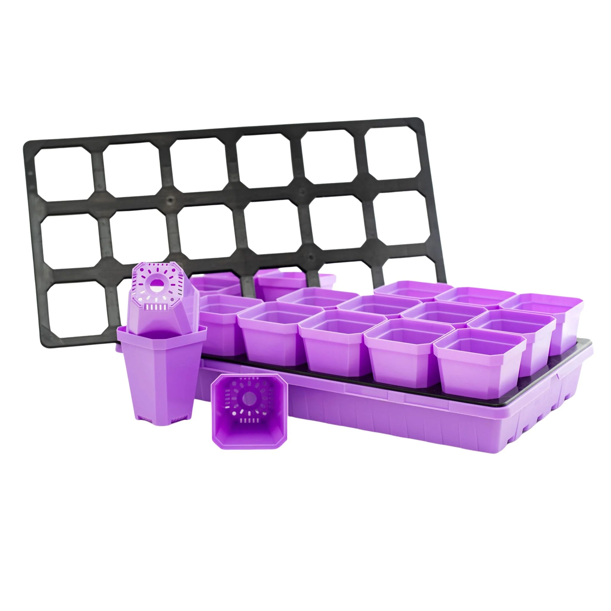 3.3" Heavy Duty Seed Starting Pots with Inserts - Image 18