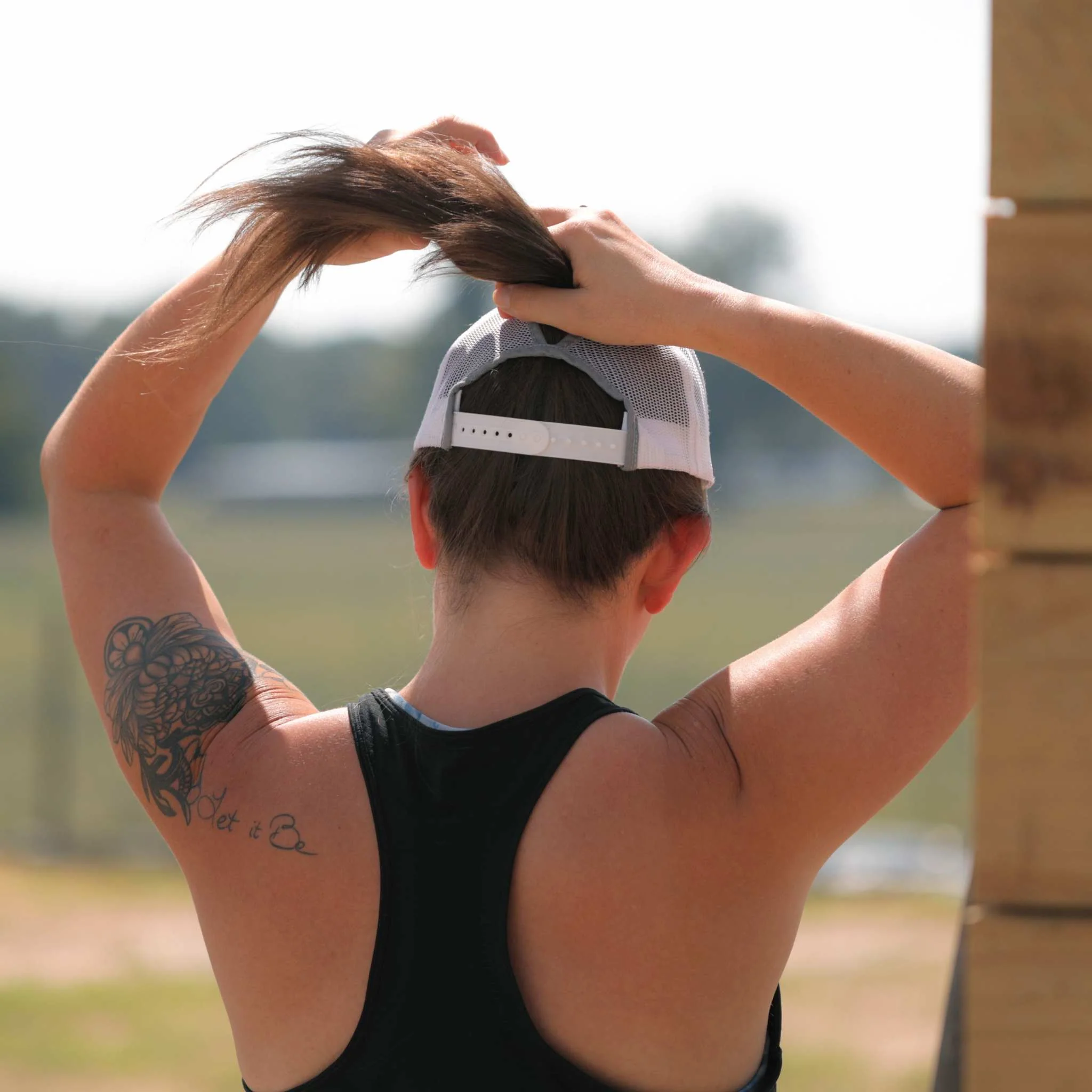 Bootstrap Farmer Ponytail Trucker Hat - Image 3