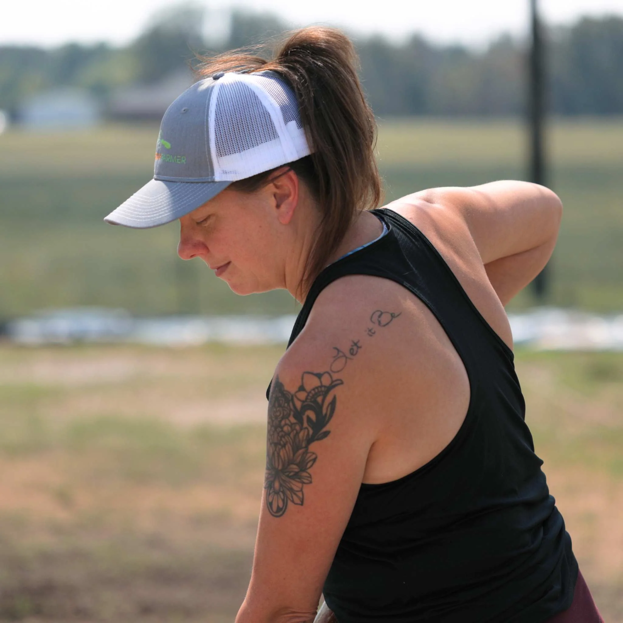 Bootstrap Farmer Ponytail Trucker Hat - Image 4