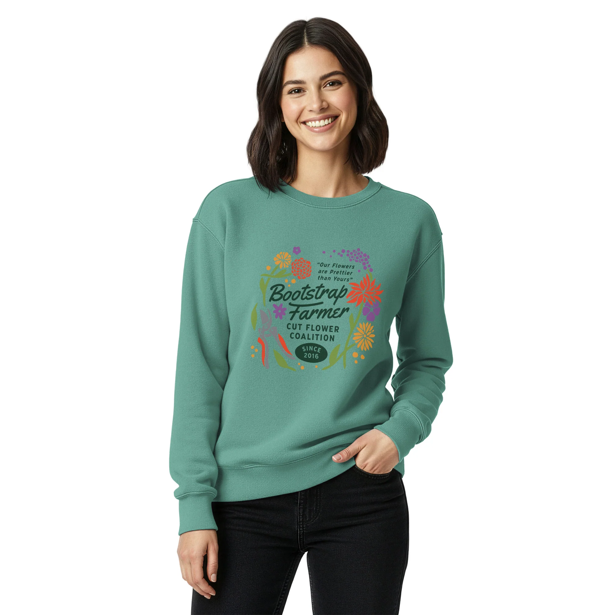 Cut Flower Coalition Unisex Sweatshirt - Image 6
