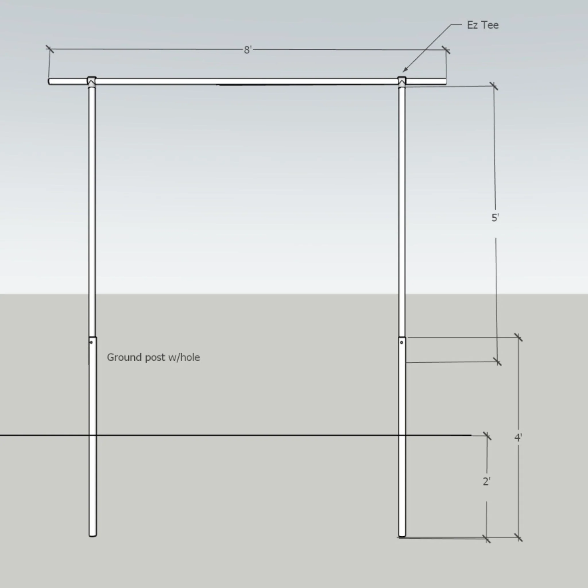 DIY Tomato Trellis | 1 3/8" Heavy Duty - Image 4