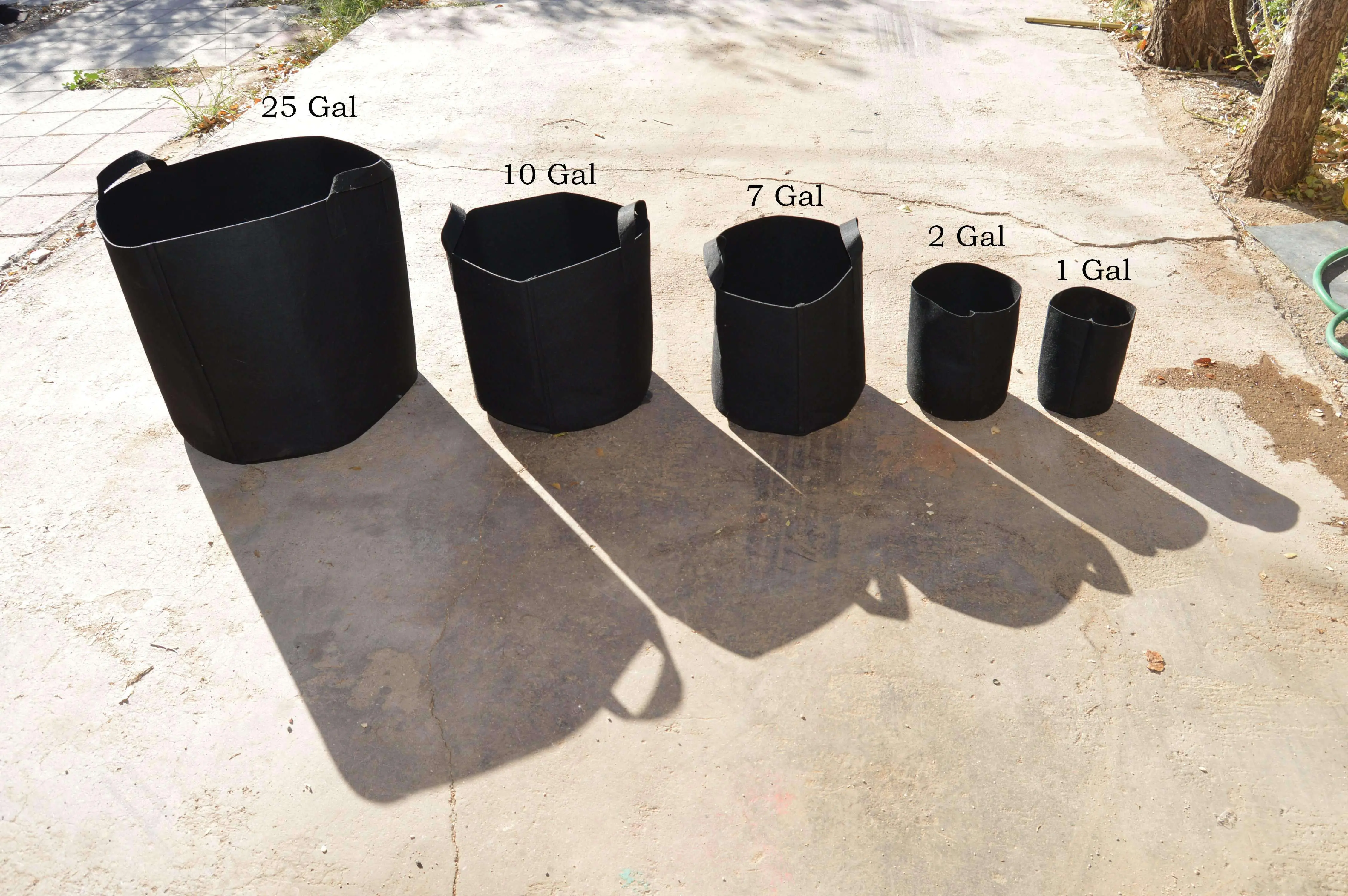 Grow Bags - 2 to 50 Gallon - Black - Image 3