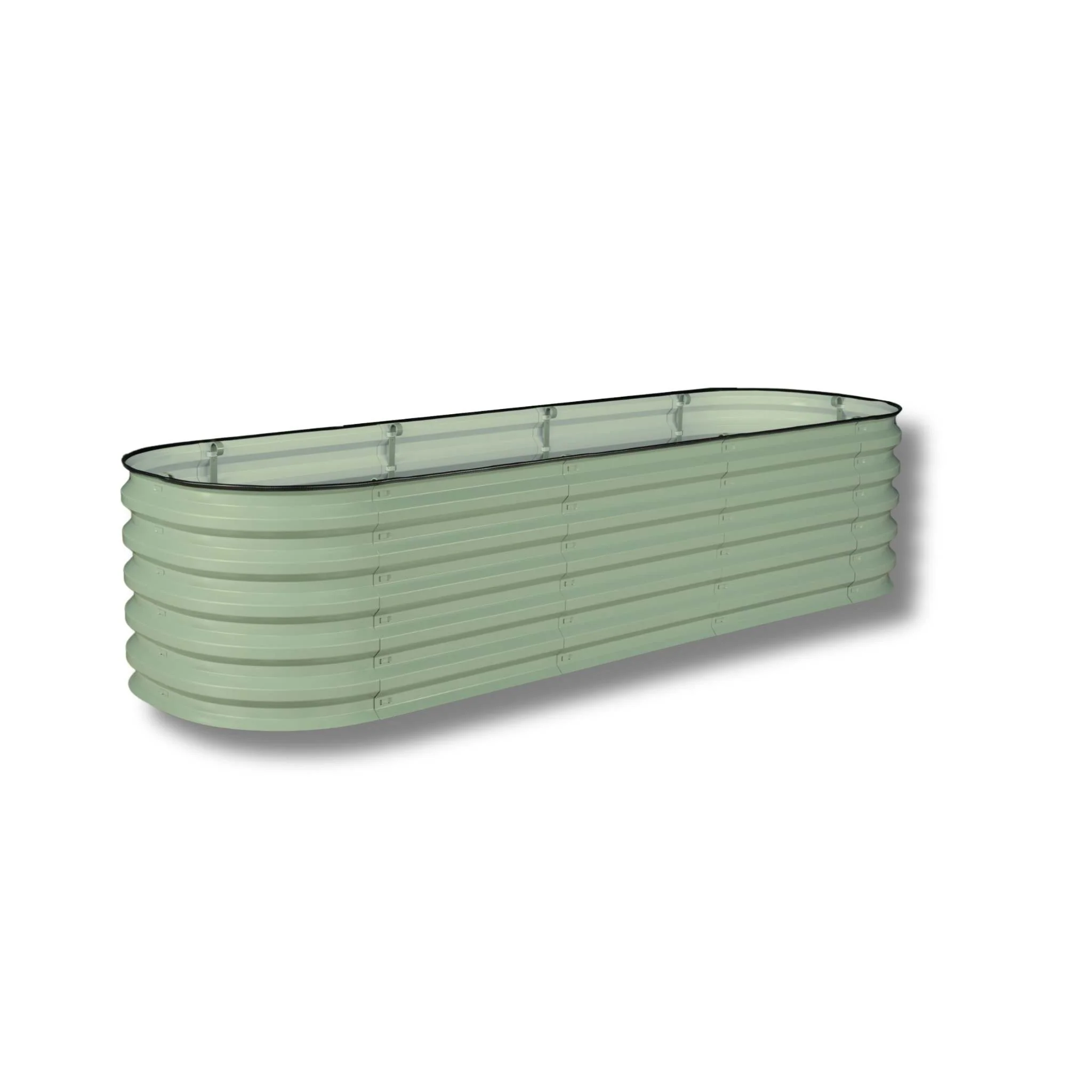 17" Metal Modular Raised Garden Bed Kit | 6 in 1 "No Tools Needed" - Image 12