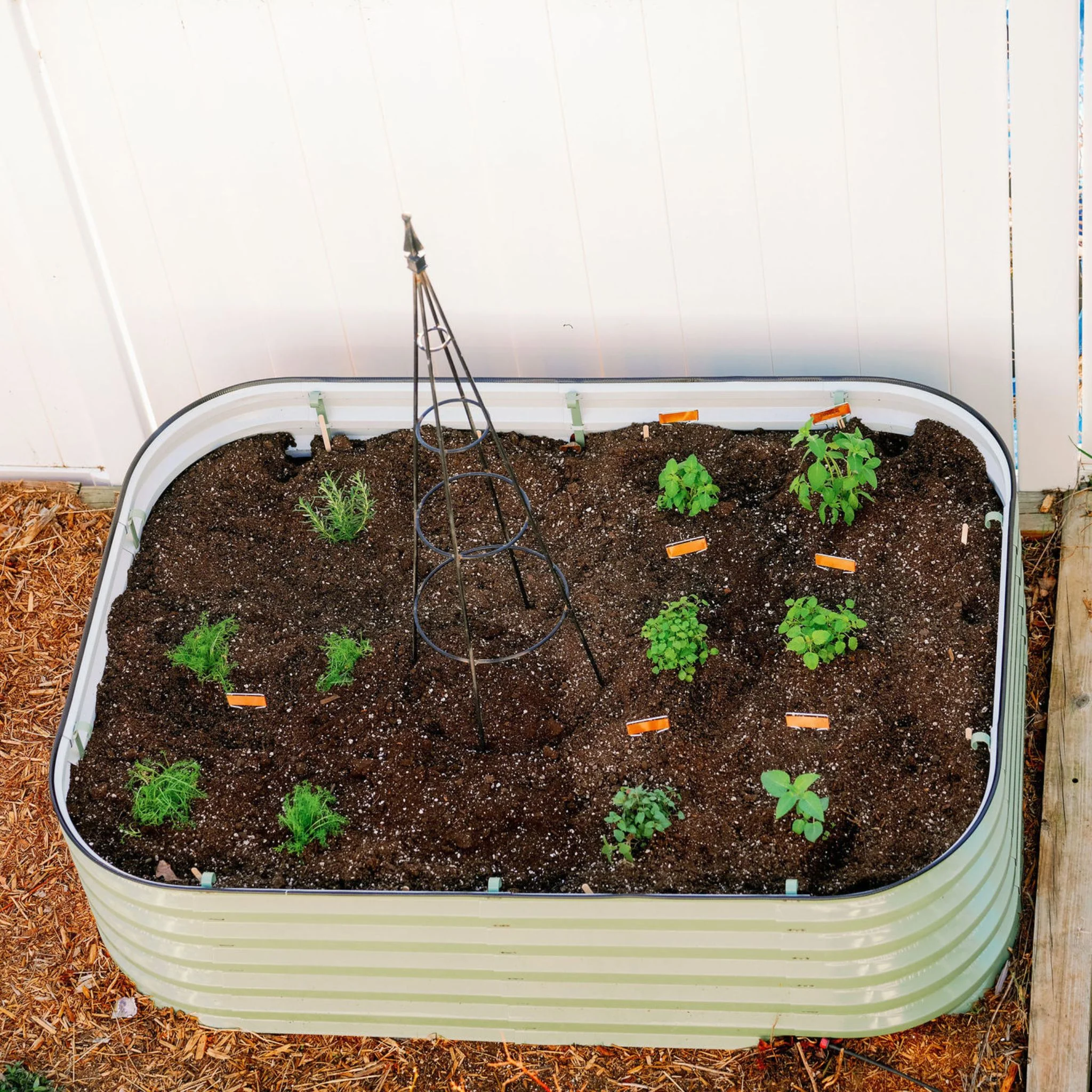 17" Metal Modular Raised Garden Bed Kit | 6 in 1 "No Tools Needed" - Image 15