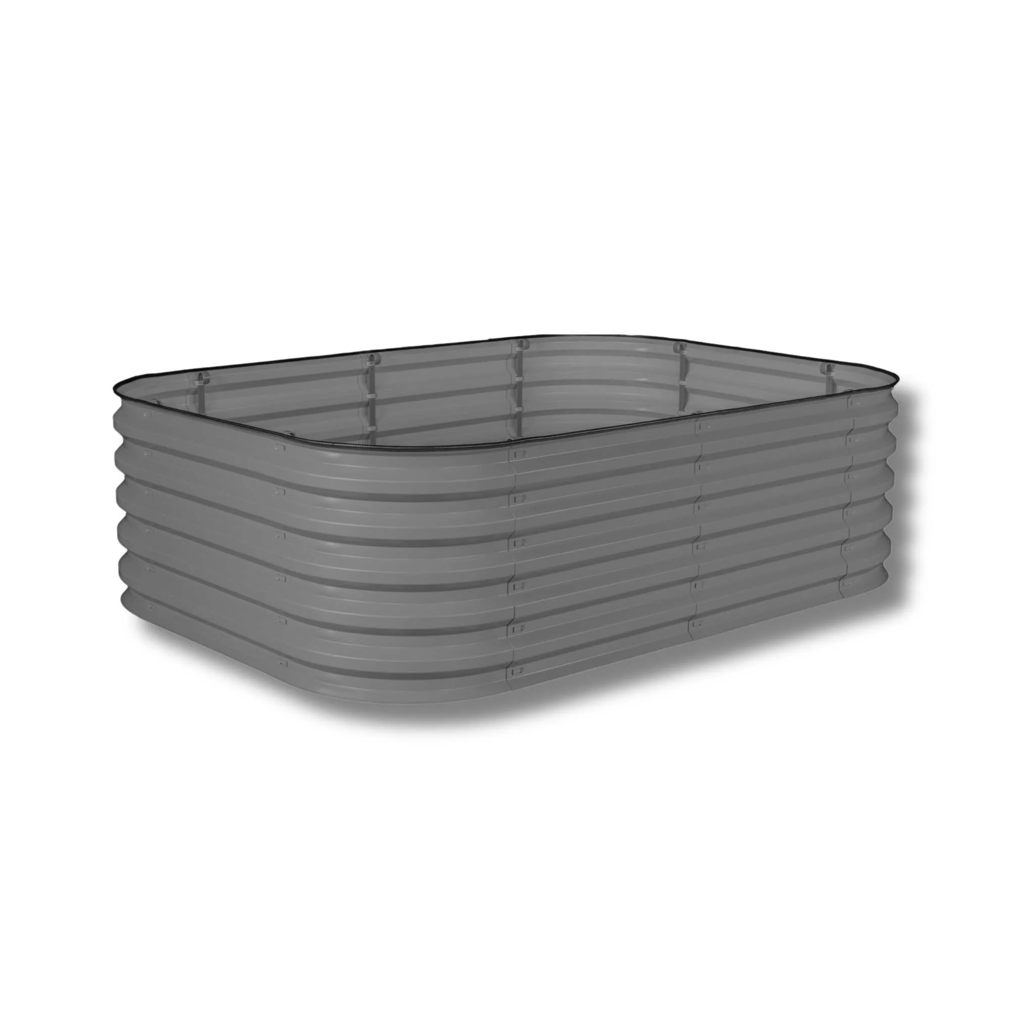 17" Metal Modular Raised Garden Bed Kit | 6 in 1 "No Tools Needed" - Image 19