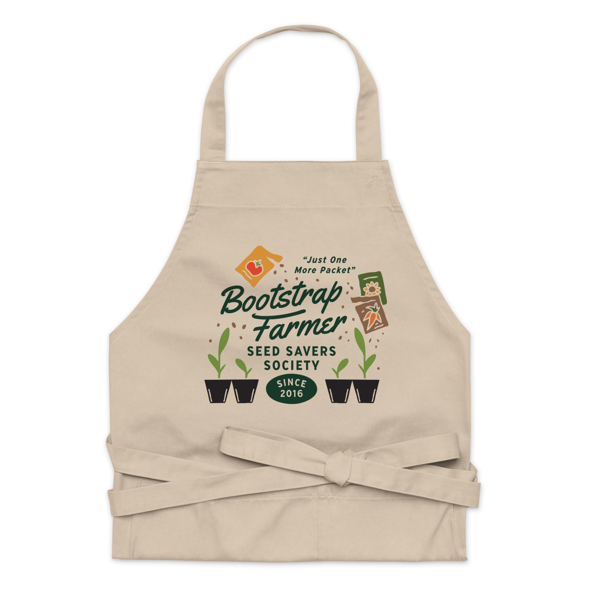 Seed Savers Society Organic Cotton Apron - Image 5