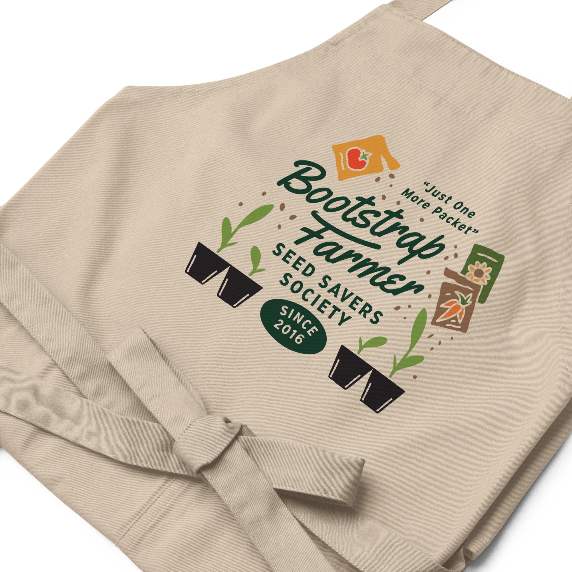 Seed Savers Society Organic Cotton Apron - Image 6