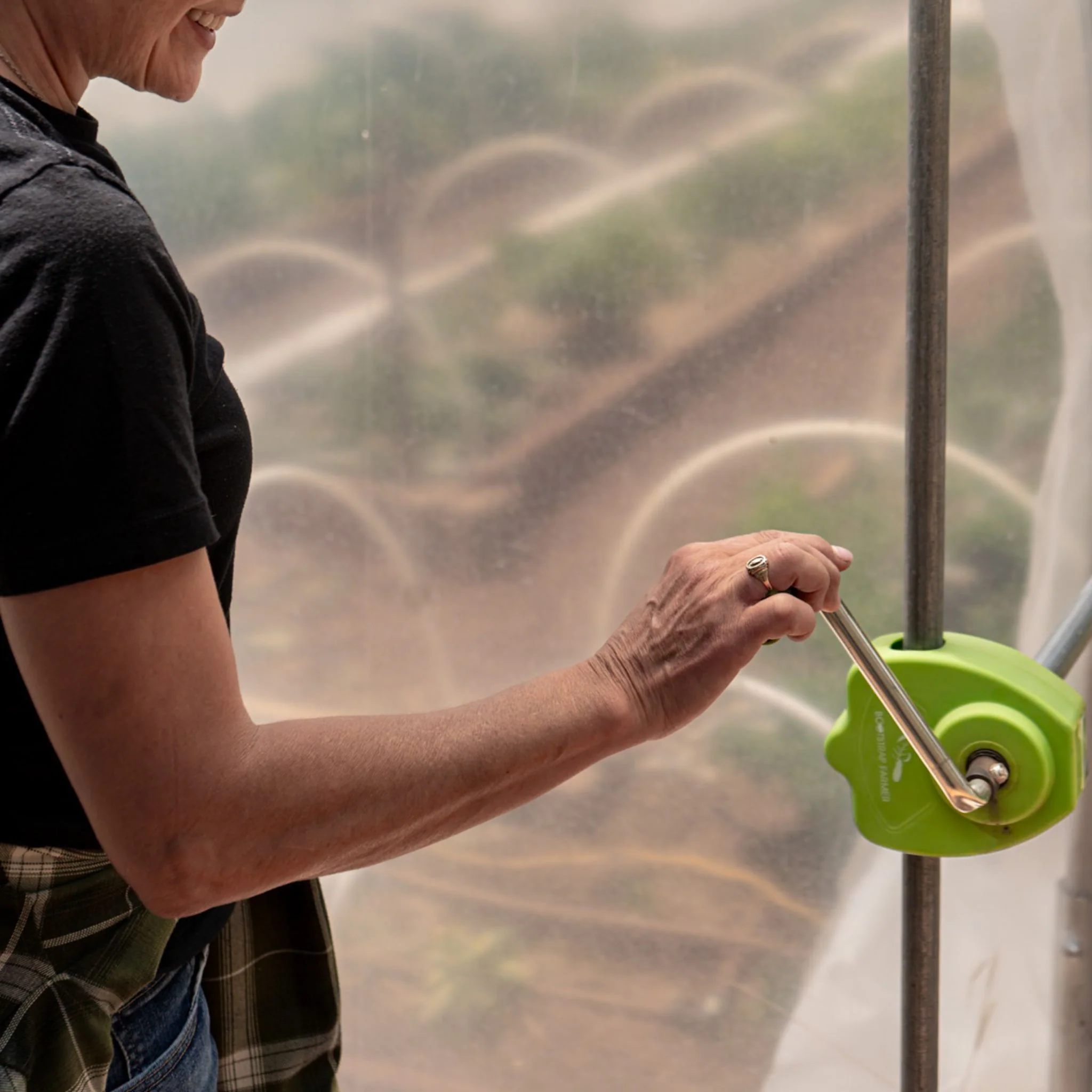 DIY Greenhouse Roll-Up Side Curtain Kit - Image 4