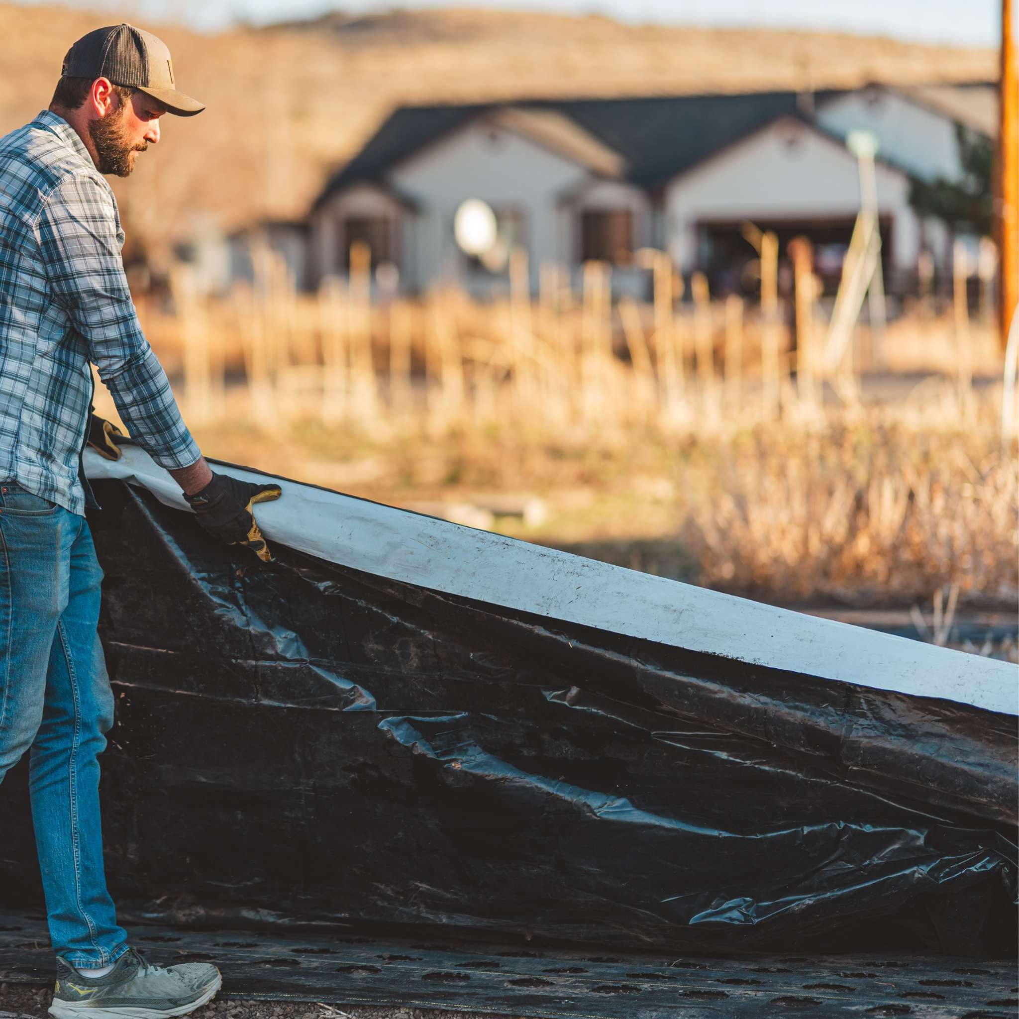 Silage Tarp - 6 mil Reversible Black & White - Image 10