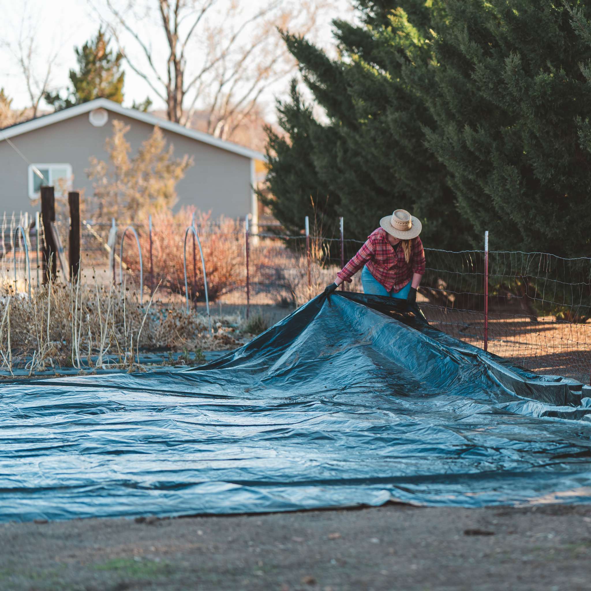 Silage Tarp - 6 mil Reversible Black & White - Image 8