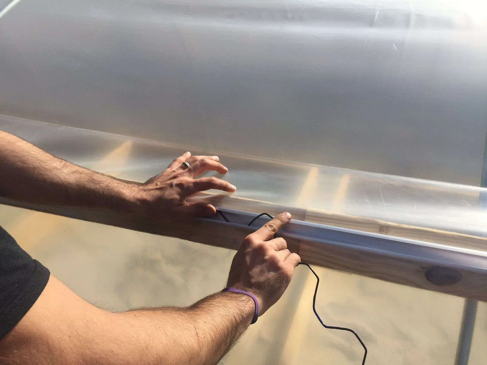 Greenhouse PVC Coated Spring Wire & Lock Channel Bundle - Image 2