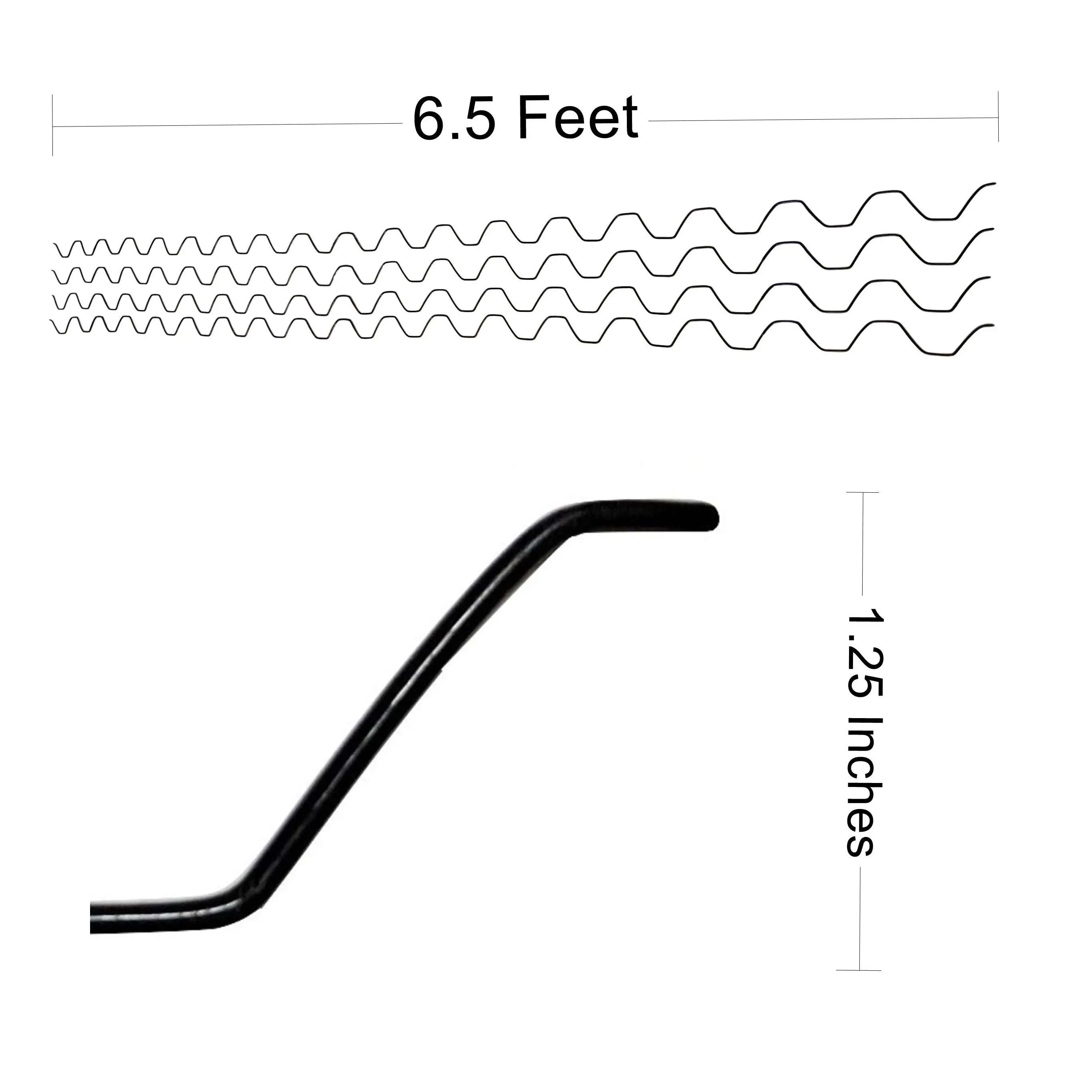 Greenhouse PVC Coated Spring Wire Lock - Image 4