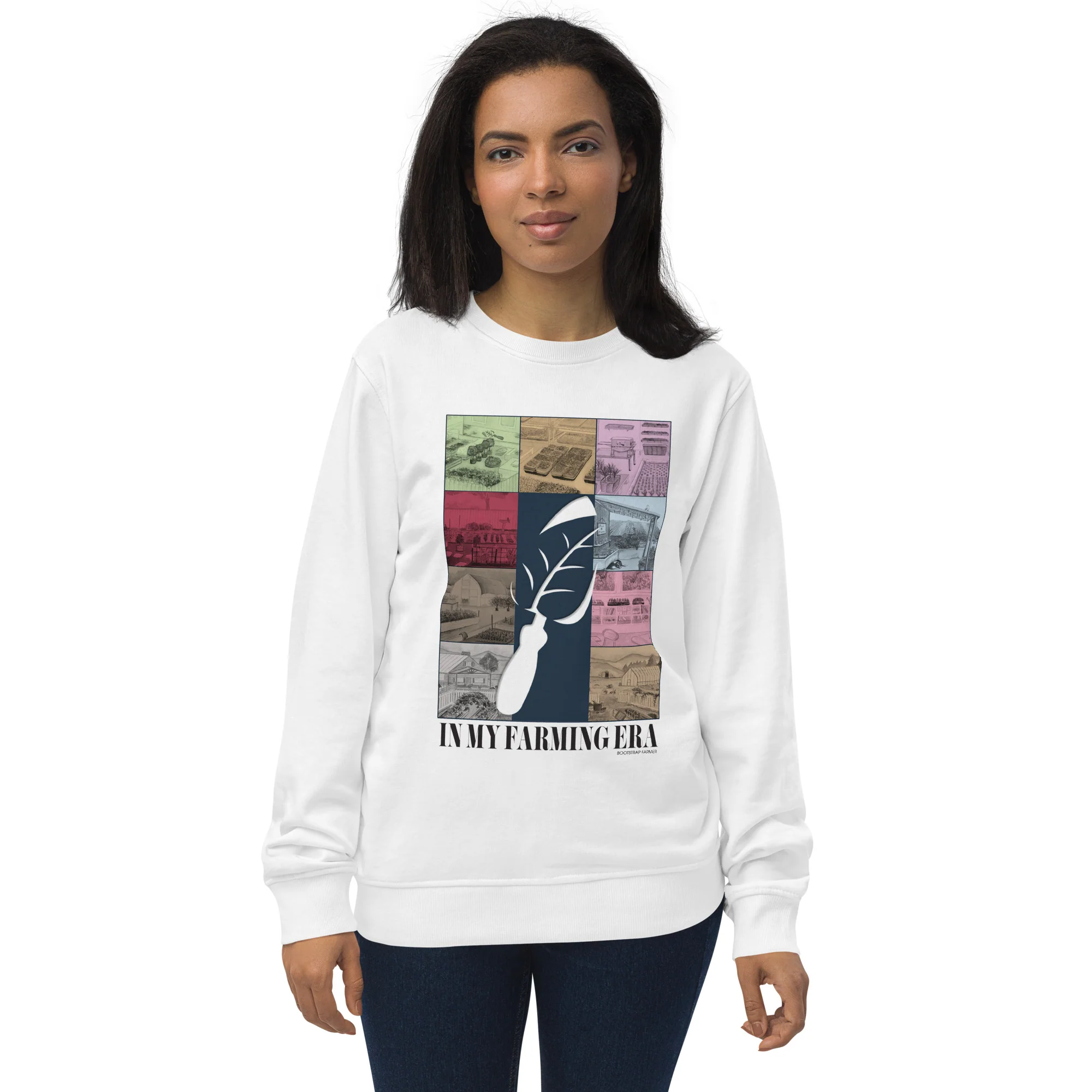Farming Era | Unisex organic sweatshirt - Image 5