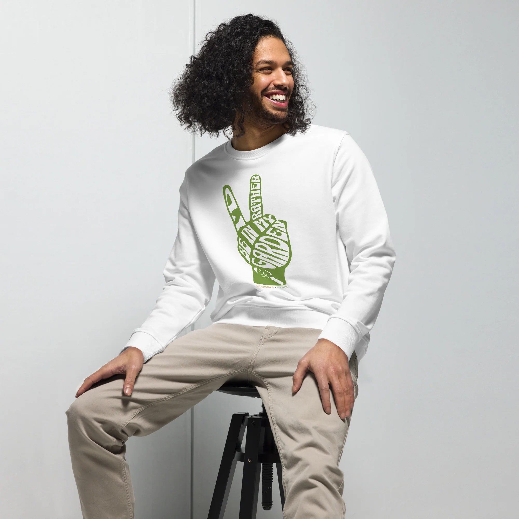 Rather Be In My Garden | Unisex organic sweatshirt - Image 5